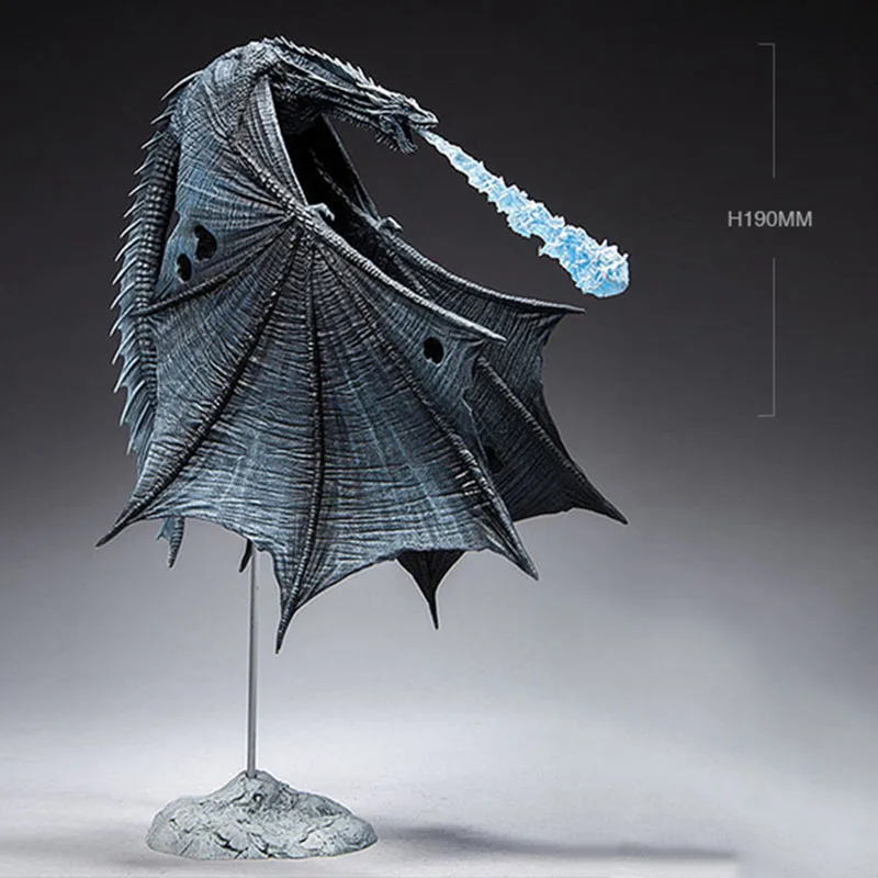 

2019 Game of Thrones Viserion Ice Dragon McFARLANE Deluxe Figure Collective Toys game of thrones action figure model collections