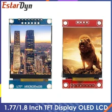 1,77 1,8 дюймов TFT LCD модуль ЖК-экран SPI серийный 51 драйвер 4 IO драйвер TFT Разрешение 128*160 1,8 дюймов TFT интерфейс