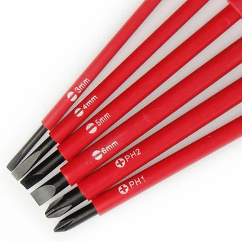 

7PCS Multi-purpose Electricans Insulated Electrical Hand Screwdriver Tools Kit
