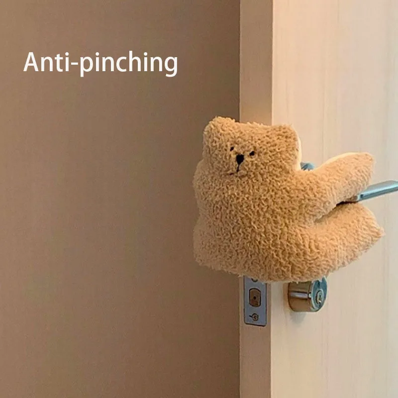 

Door Pinch Guard Cartoon Plush Doll Baby Proof Doors Extra Soft Slam Stopper Creative Children's Cartoon Animal Door Clamp Block