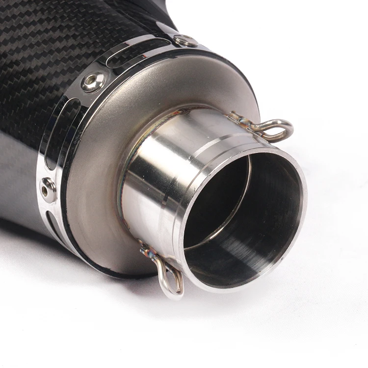 51 мм Универсальные углеволоконные akrapovic moto rcycle выхлопные трубы moto с DB killer для R6 XMAX300 KTM390 Benelli 300 GSX250R