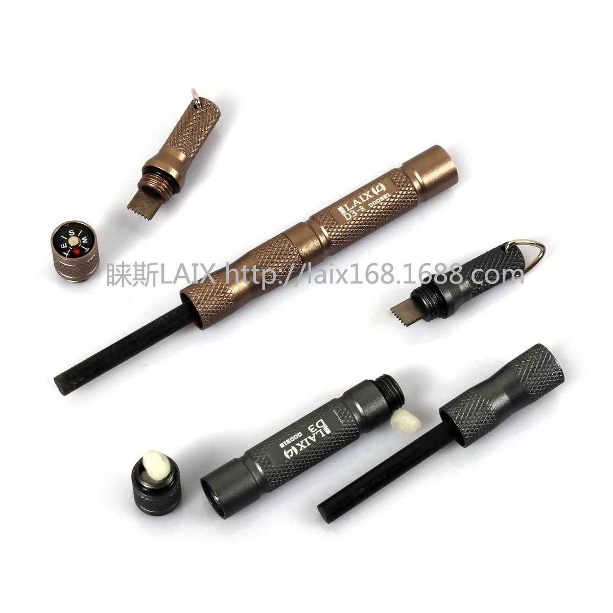 

Gaze, laix D3 Creative Magnesium Rod da fire bang Outdoor Survival Tool Wilderness Multi-functional Firestone Equipment