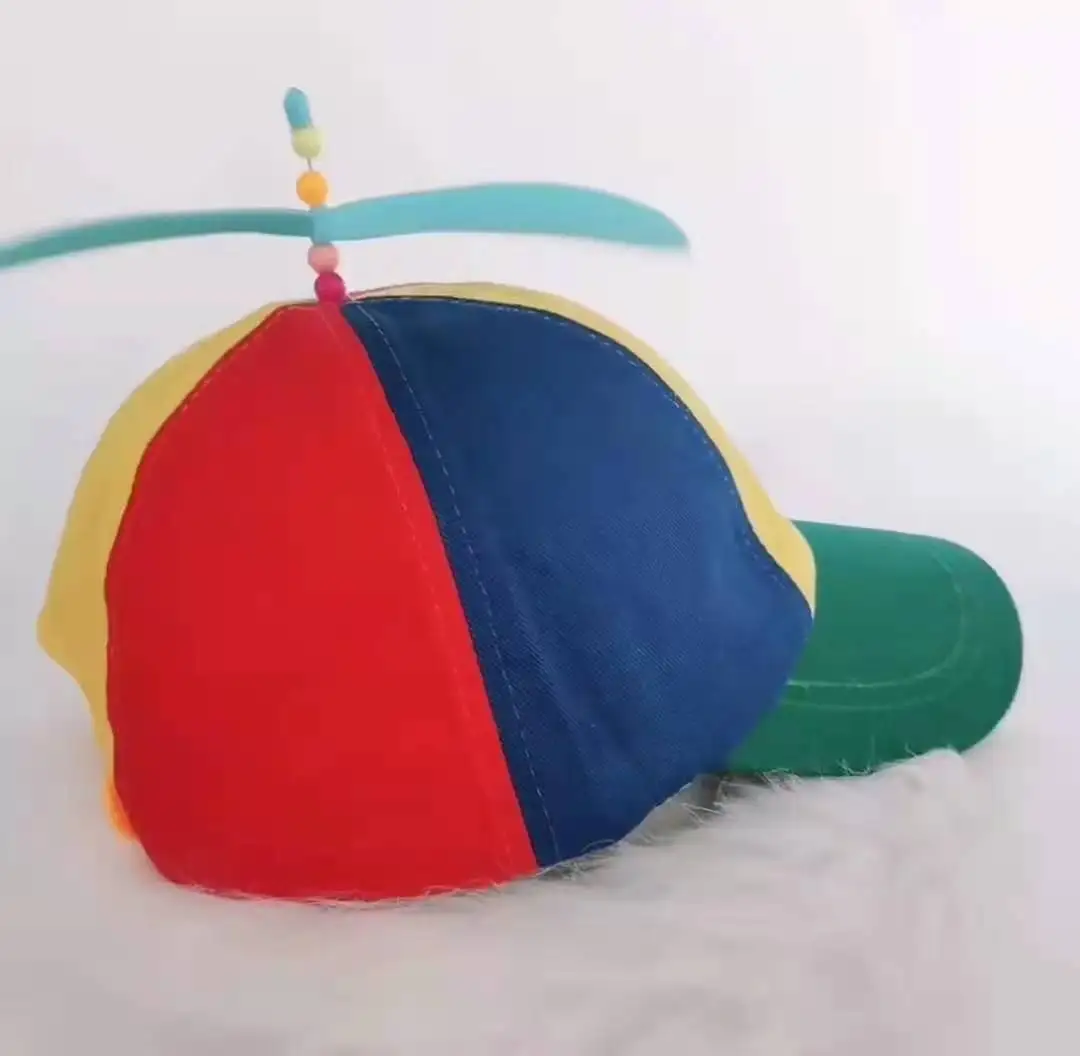 funny Adventure dad hat fashion colorful Dragonfly Patchwork mesh baseball cap casquette Helicopter Propeller Snapback hat