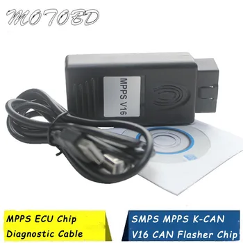 

Free Shipping Professional MPPS V16 ECU Chip Tuning Tool for EDC15 EDC16 EDC17 Inkl CHECKSUM CAN Flasher Remapper MPPS V16
