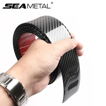 

Carbon Fiber Stickers 5D Car Sticker And Decals Door Protector Tape DIY Vinyl Film Auto Body Anti Scratch Strips Accessories