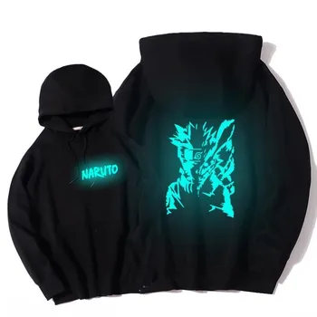 

long-sleeve Men Sweatshirt Hoodie pullover hip hop printing anime figure loose Tops Streetwear hooded winter couple mens hoodies