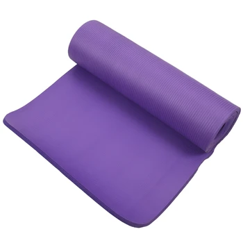 

IALJ Top 182cm x 62cm x 1.5cm Premium NBR Foam Pilates Yoga Exercise Mat Padded Home Gym Fitness Training Mat Adds Stability An