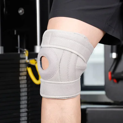 

Fitness Knee Brace With Side Stabilizers Patella Gel Pads For Knee Support