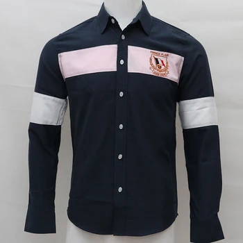 

Embroidery homme shirt camisa masculina Men Long Sleeve Dress Shirts Cotton Social hombre eden park rugby Casual Shirts 6541