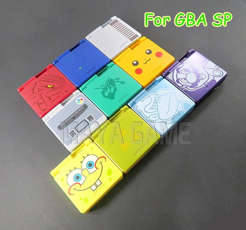 Полный комплект защитная крышка для корпуса запчасти Nintendo GBA SP чехол Gameboy