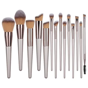 

3Y Minimum 10 Makeup brush set Can Private Label Custom Logo If meet Minimum Wholesale Cosmetics Champagne Brushes Makeup Tools