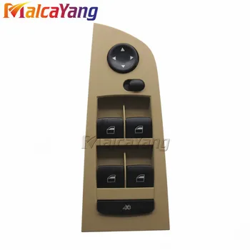 

61319132127 Beige With Pane Master Power Window Switch For BMW 07-10 328i Front Driver 's Master Door Window Switch ONLY for USA