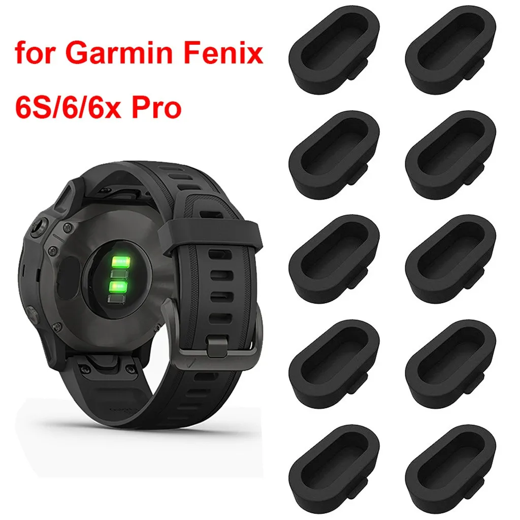 

10Pcs GPS Watch Sensor Dust Plug Anti-Dust Dustproof Cover Cap For Garmin Fenix 6 Pro / 6S Pro / 6X Pro Charging Port dropship
