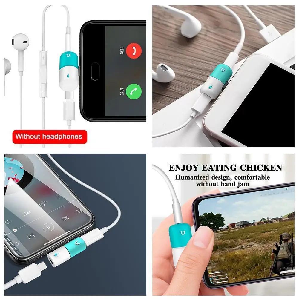 

TypeC Pill Converter Charging Listening Song Earphone Voice Control Capsule Adapter 3.5mm Wire Adapter Call Q5A3
