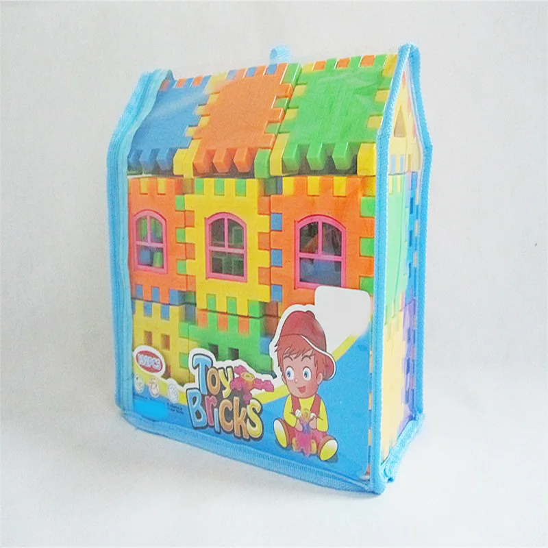 

Children'S Educational Toy Early Education Building Blocks Plastic Baby Assembled Fight Inserted Gift Intelligence Baby Backpack