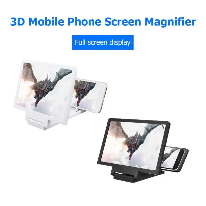 

3D Screen Amplifier Mobile Phone Magnifying HD Stand for Video Folding Screen Enlarged Eyes Protection Phone Holder dropshipping