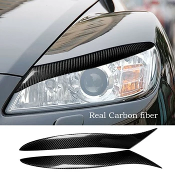

2X Carbon Fiber Car Headlight Eyebrows Eyelids for Mazda RX-8 RX8 2004-2008
