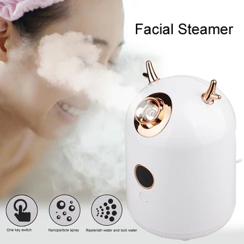 

Skin Cares Home Facial Sauna Spa Humidifier Moisturizing Whitening Cleanse Humidifier 300ml Antler Spray Steaming Face Device