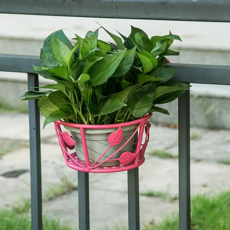 Планте Открытый Декор железные леса в металло A Ripiani Mensola Porta Piante Balkon Цветочная полка балкон Balcon завод стойки - Цвет: MODEL J