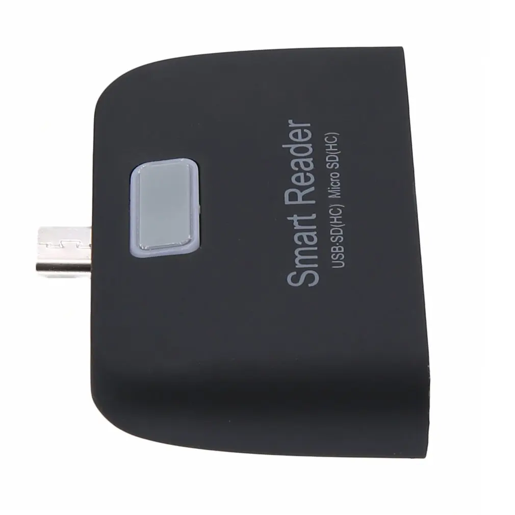 4 в 1 Otg/tf/sd считыватель смарт-карт с микро Usb зарядным портом для телефона, планшета, ПК, устройство для чтения карт памяти
