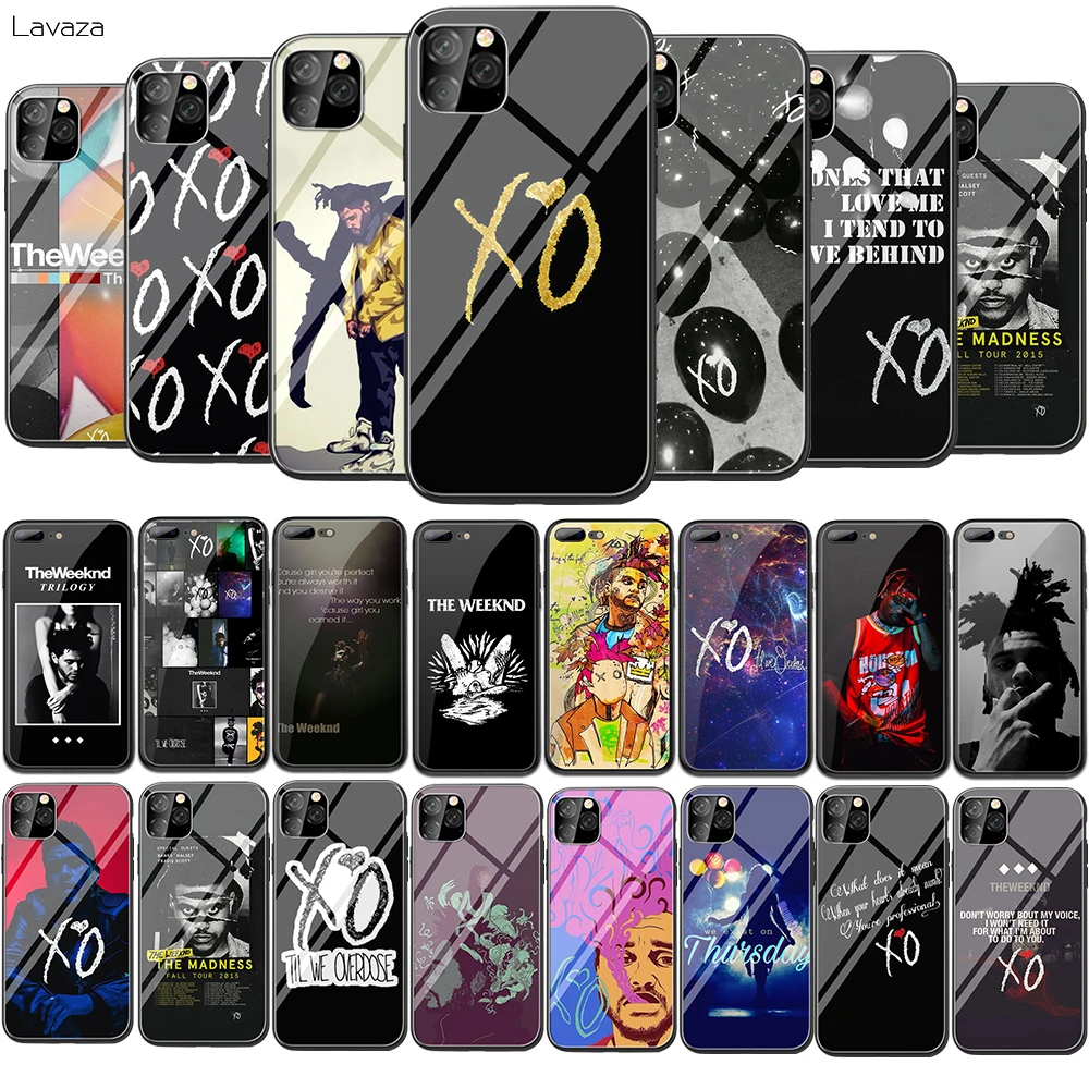 Lavaza The Weeknd чехол из закаленного стекла ТПУ для Apple iPhone 6 6S 7 8 Plus 5 5S SE XR X XS 11 Pro
