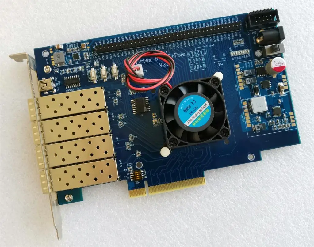 US $160.00 Galaxx FPGA Development Board Galaxx PCIe Virtex6 Development Board SFP Core Board