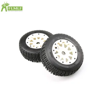 

High Strength Nylon Wheel Hubs Front and Rear Tyres Assembly Set Fit for 1/5 HPI ROFUN BAHA ROVAN KM BAJA 5SC Toys PARTS