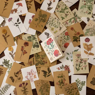 Stickers, Labels & Tags Paper & Party Supplies 80 Sheets Vintage Time ...