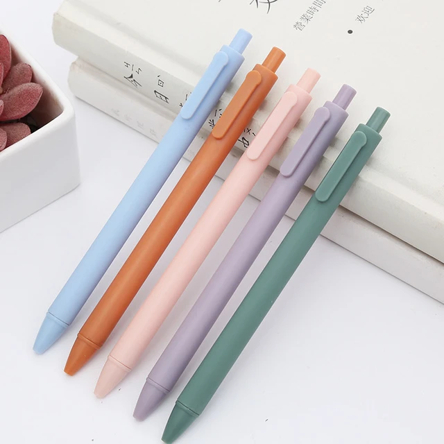 School Supplies Stationery Pens  Gel Pens Kawaii Morandi Cute - 6 Pcs/set Cute  Gel - Aliexpress