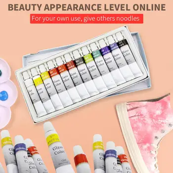 

12colors Solid Water Color Set Permanent Art Supplies Student Painting Solid Water Color Pigment Pigment Paints Set