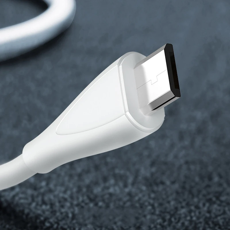 2.1A USB кабель для передачи данных 1 м Android iOS type-c Белый цвет Быстрая зарядка линии передачи данных зарядный кабель для мобильного телефона