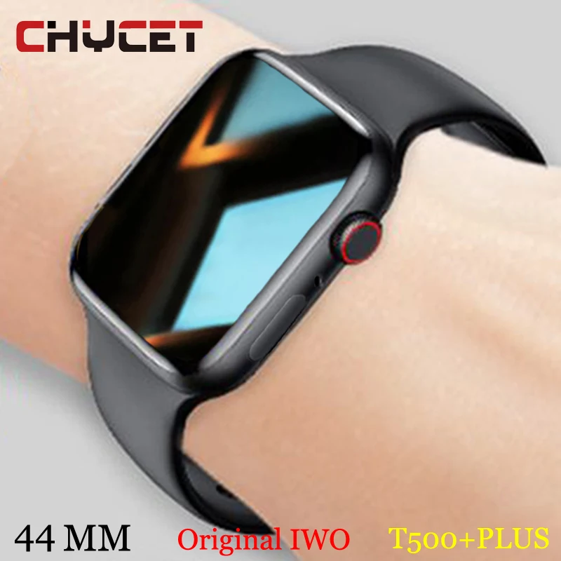 Photo Product CHYCET 2021 Smart Watch Original IWO Series 6 Watch 44MM BT Call DIY Faces Split Screen Sport Smartwatch Men Women PK HW22 W26