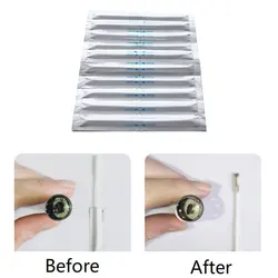 10Pcs Wet Alcohol Cotton Swabs Portable Double Head Cleaning Stick Clean Tools