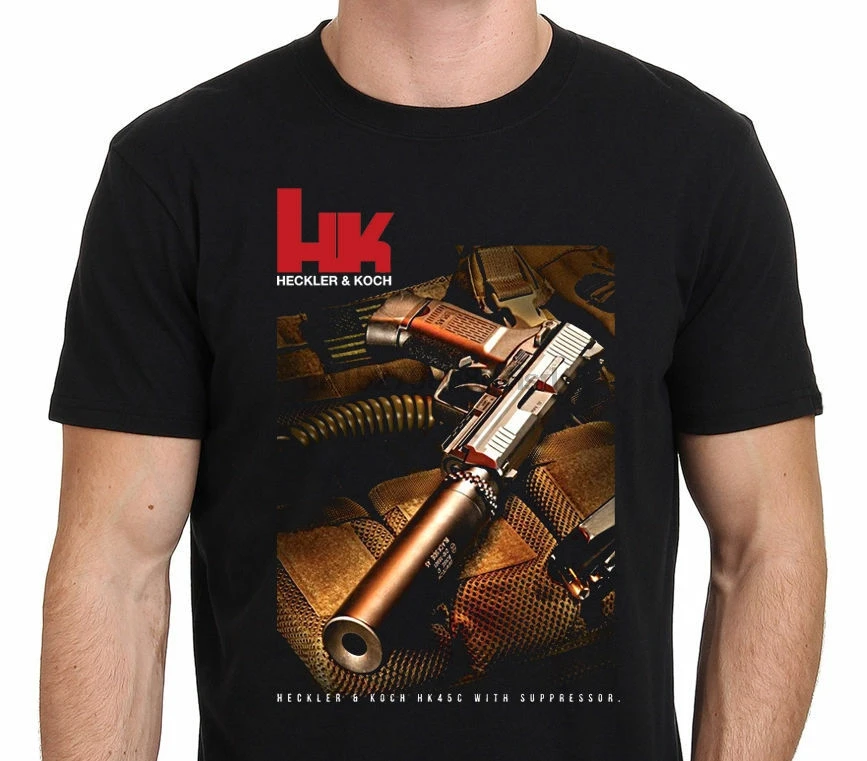 Новинка HK Heckler и Koch HK45c футболка размера от-S до 5XL | Мужская одежда