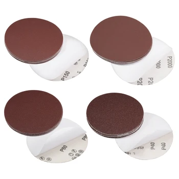 

uxcell PSA Sanding Disc Assortment 40-2000 Grit Adhesive-Backed Sanding Sheets Aluminum Oxide Sandpaper for Orbital Sander