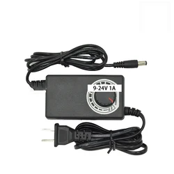 9-24V 1A adjustable power adapter universal DC/AC transformer plug-in speed governor EU plug high quality multifunctional