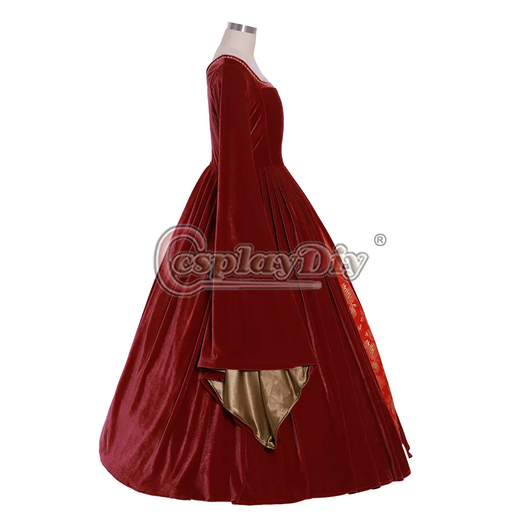 CosplayDiy индивидуальный заказ queen Елизаветы Тюдор Косплэй костюм Tudor queen Анны Болейн платье из Другое Болейн L320