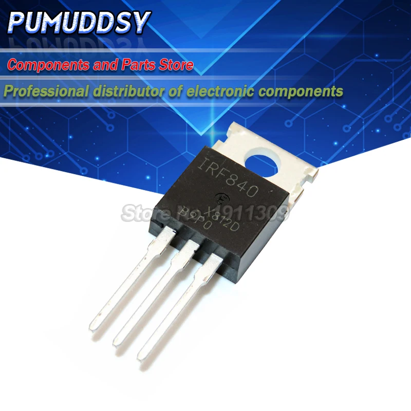 10 шт. IRF840 TO-220 IRF840PBF TO220 МОП-транзистор N-канал 8A 500 в IC | Электронные компоненты и