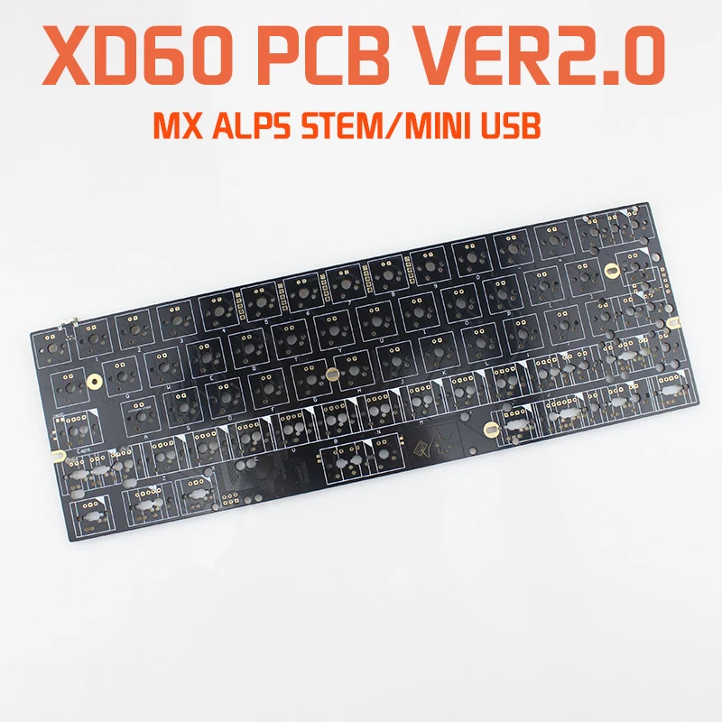 Механическая клавиатура Xd60 Xd64 V2.0 PCB настраиваемый комплект подсветка RGB GH60 60%