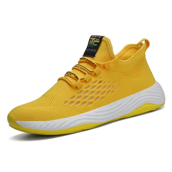 

Fashion Comfortable Summer Shoes Men Sneakers Breathable Mesh Male Shoes Mens Shoes High Quality Sport Casual Shoes Flyknit