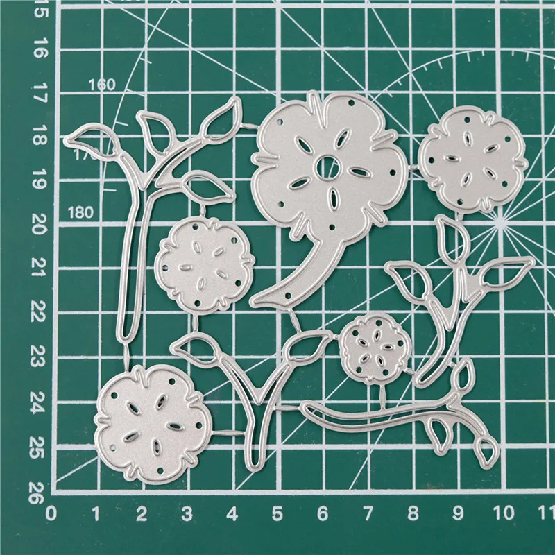 

Eastshape Peach Blossom Metal Cutting Dies New 2019 Flower Branch for Card Making Scrapbooking Embossing Cuts Stencil Craft Dies