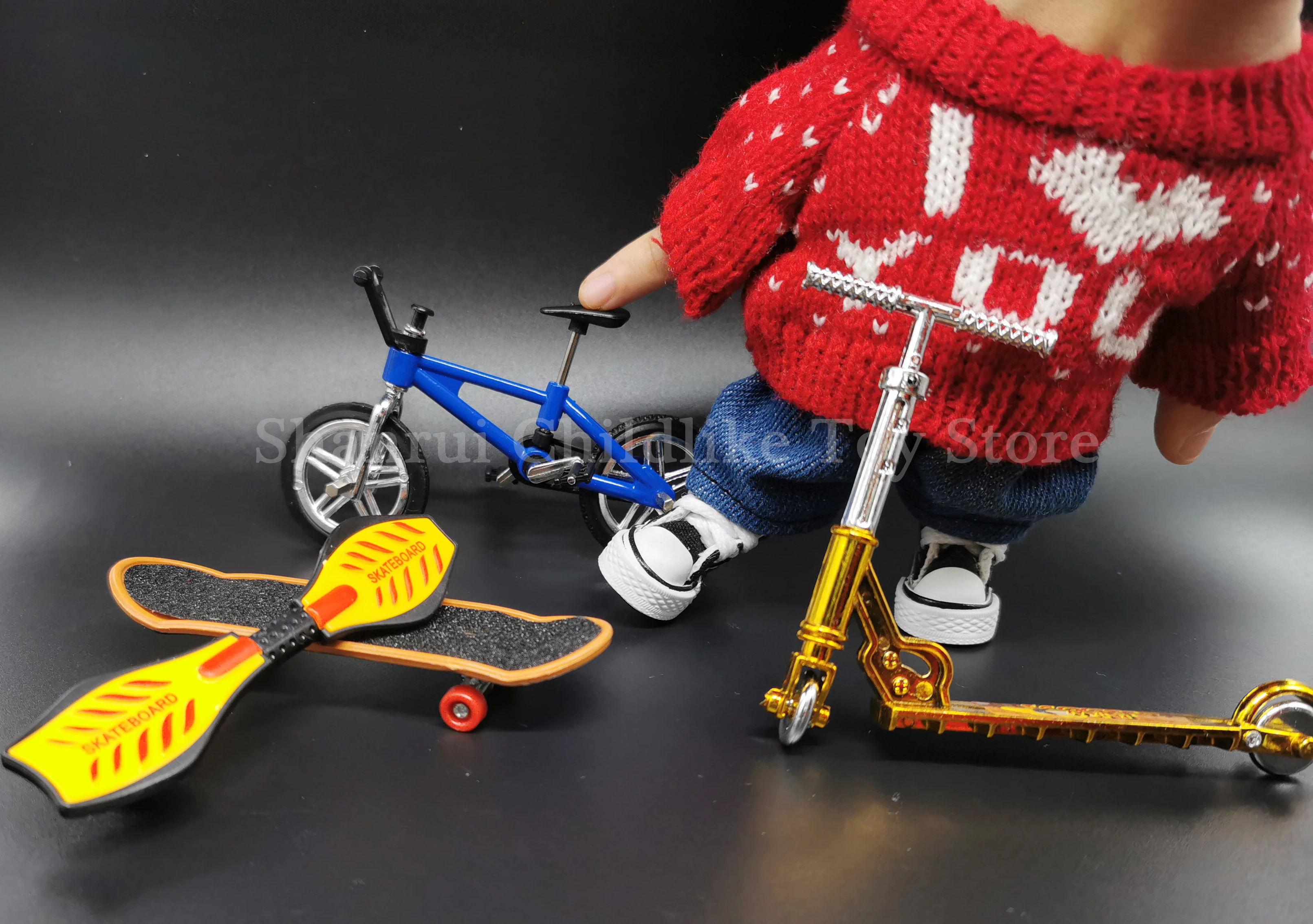 フィンガースケートボード用ミニスクーター,2輪スクーター,子供用ミニクロス,教育用おもちゃ,フィンガーバイク,楽しいおもちゃ - AliExpress  おもちゃ  ホビー