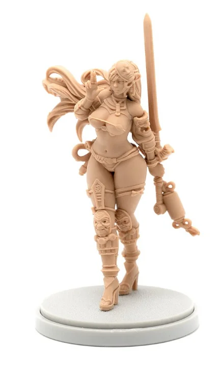 30mm KD Resin Figures Model kits  Beauty Soldier Goddess Series  Unassambled Unpainted C510 3