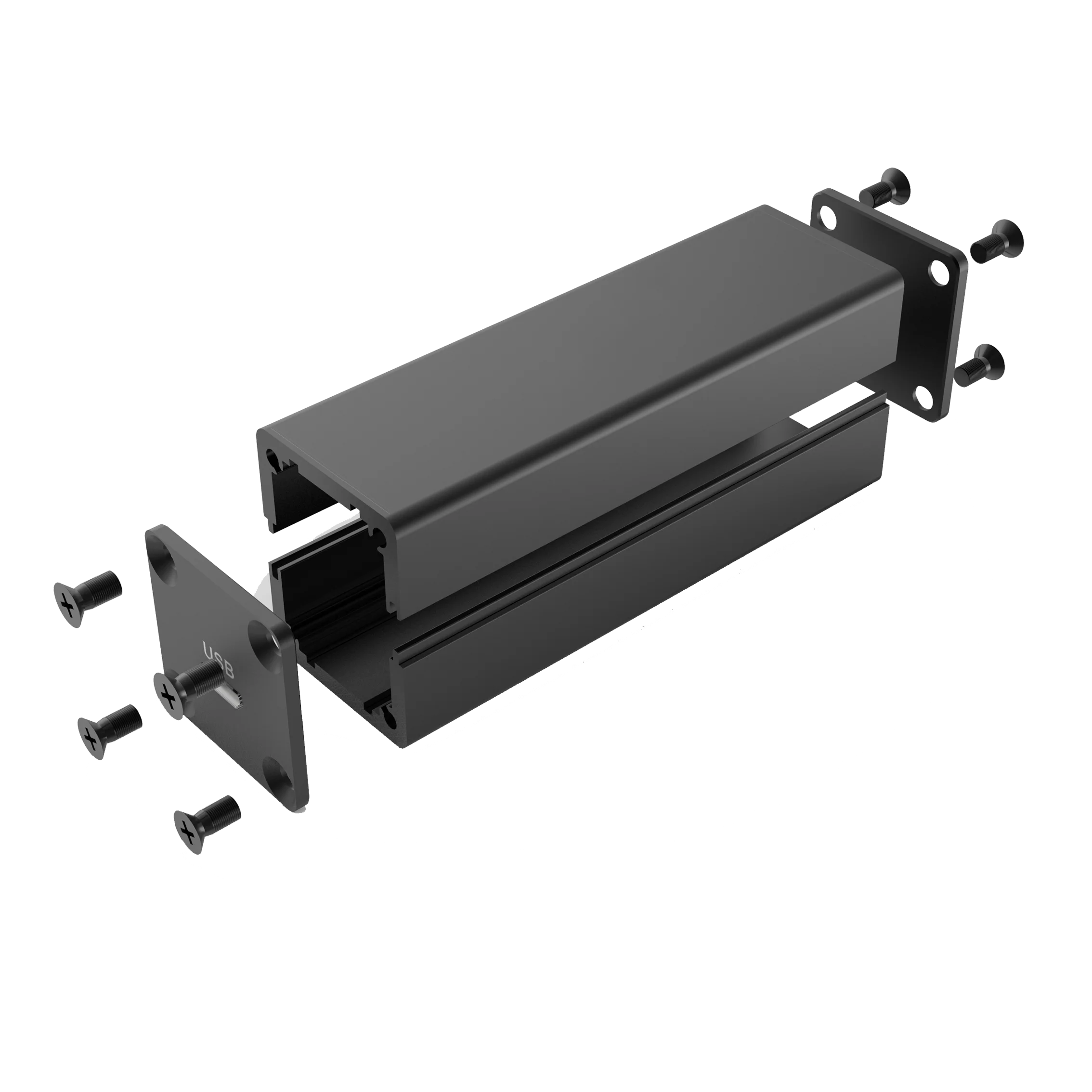 H01 25W25H мм/0 98 ''X0.98 ''USB алюминиевая коробка для проекта зарядное устройство|box