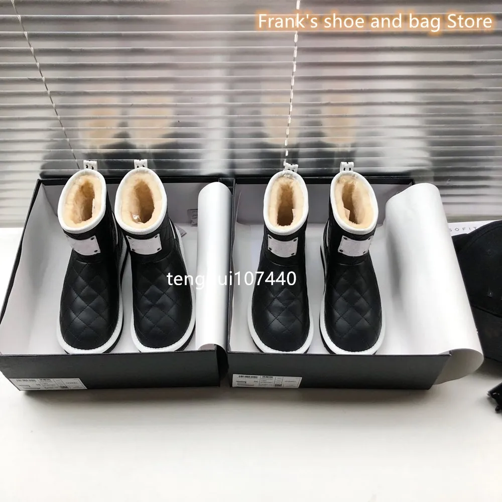 Горячая распродажа; женские зимние сапоги; рождественские подарки для женщин; роскошный дизайн; кожаная шерстяная обувь ручной работы; 012