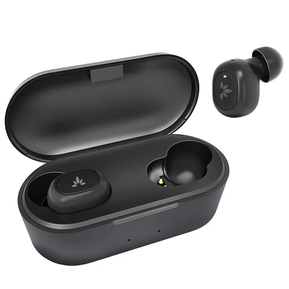 

Avantree Truly Wireless Earbuds for Music BT 5.0, Up to 36 Hours, Auto-pair, Binaural Call Mode