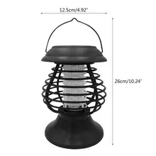 Портативный светодиодный светильник на солнечных батареях от комаров для улицы, сада, двора, кемпинга, насекомых, вредителей, Zapper, светильник 72XF