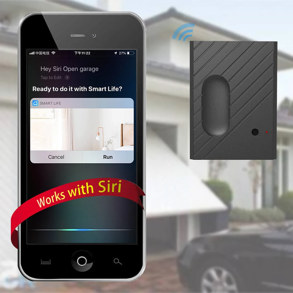 WiFi Smart APP переключатель открывалка для гаража, пульт дистанционного управления для смартфона Google Home и Amazon Alexa