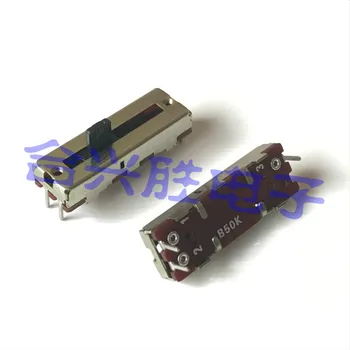 

3 cm sliding potentiometer single B50K sliding stroke 15MM wide 10MM handle long 5MM volume adjustment straight slider