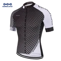 Kemaloce ciclismo jérsei coolmax simples mtb equipamentos retro pro bicicleta camisas de ajuste seco legal alta visibilidade roupas ciclista camisas